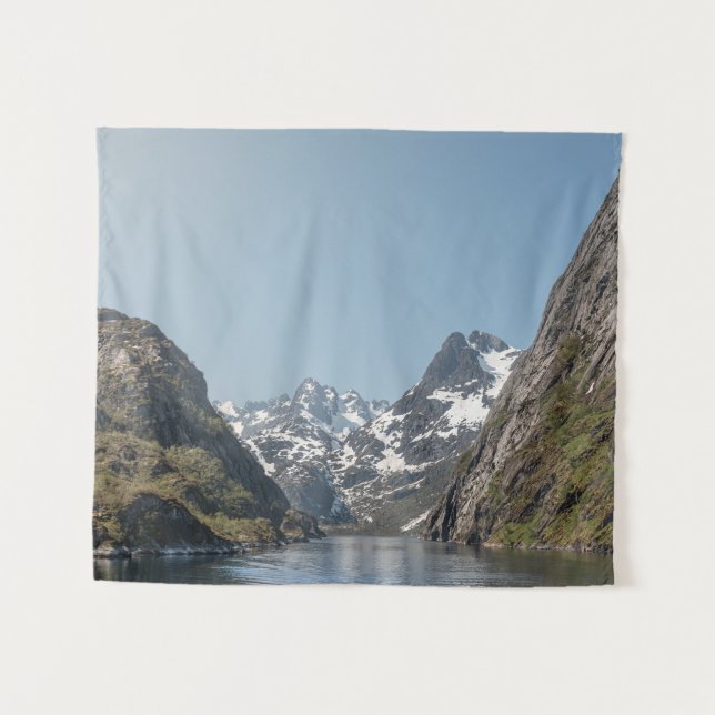 Trollfjord Lofoten Tapestry (Front (Horizontal))