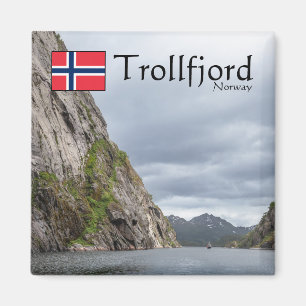 Trollfjord Souvenir Magnet