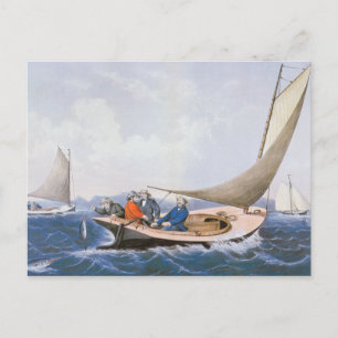 Trolling for Blue Fsh off the Coast of Maine Postcard