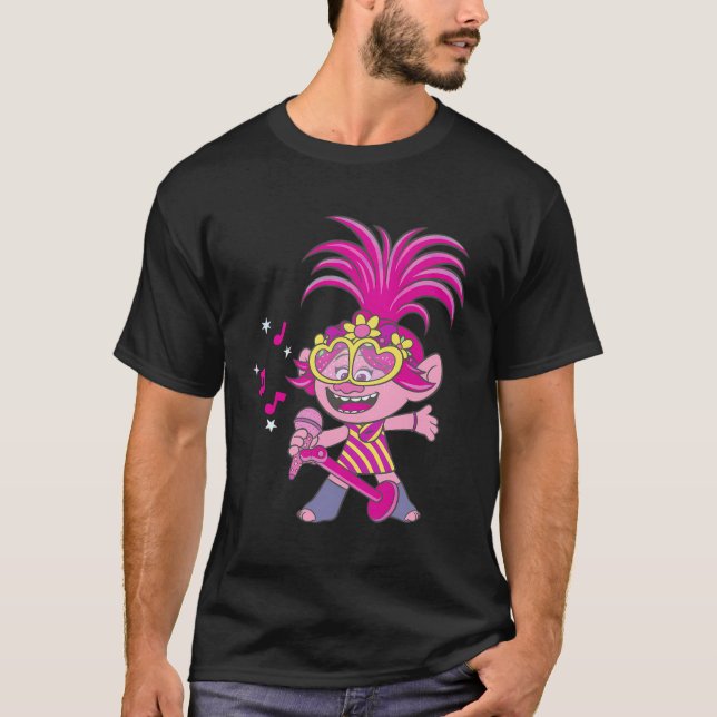 Trolls World Tour Poppy Beats T-Shirt (Front)