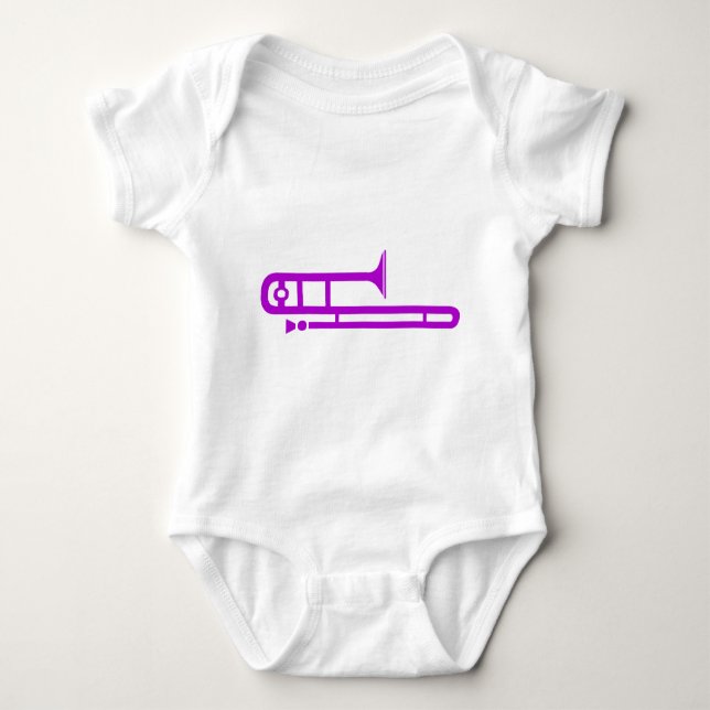 Trombone Baby Bodysuit (Front)