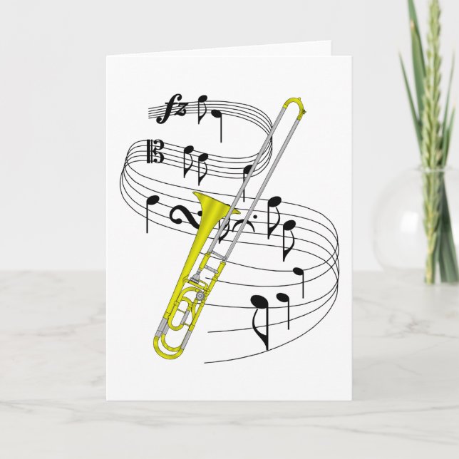Trombone Card (Front)