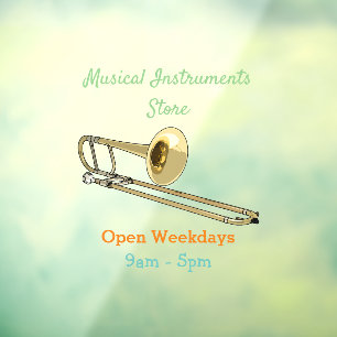 Trombone cartoon illustration