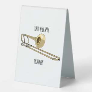 Trombone cartoon illustration