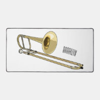 Trombone cartoon illustration