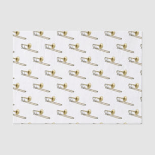 Trombone cartoon illustration tissue paper