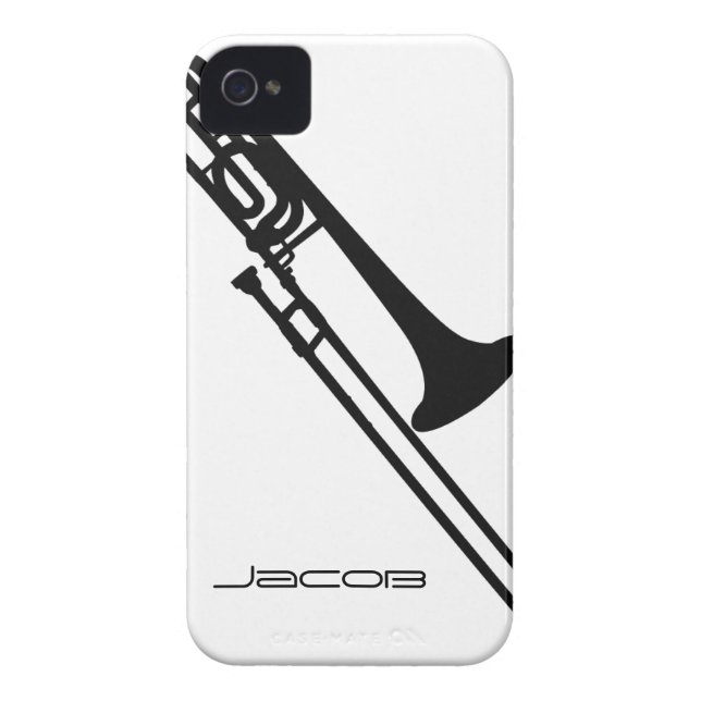 Trombone Case-Mate iPhone Case (Back)