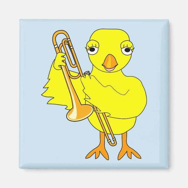 Trombone Chick Magnet (Front)