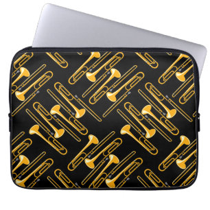 Trombone Crosshatch  Laptop Sleeve