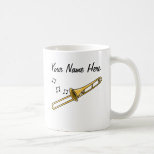 Trombone Custom Mug Trombonist Brass Musician Gift