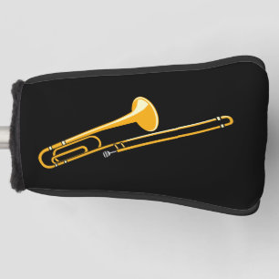 Trombone Drawing Golf Head Cover