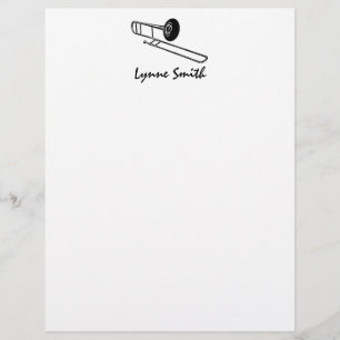 Trombone "Drawing" Personalised