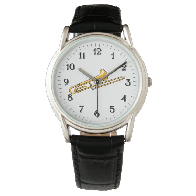 Trombone Drawing Watch (Front)