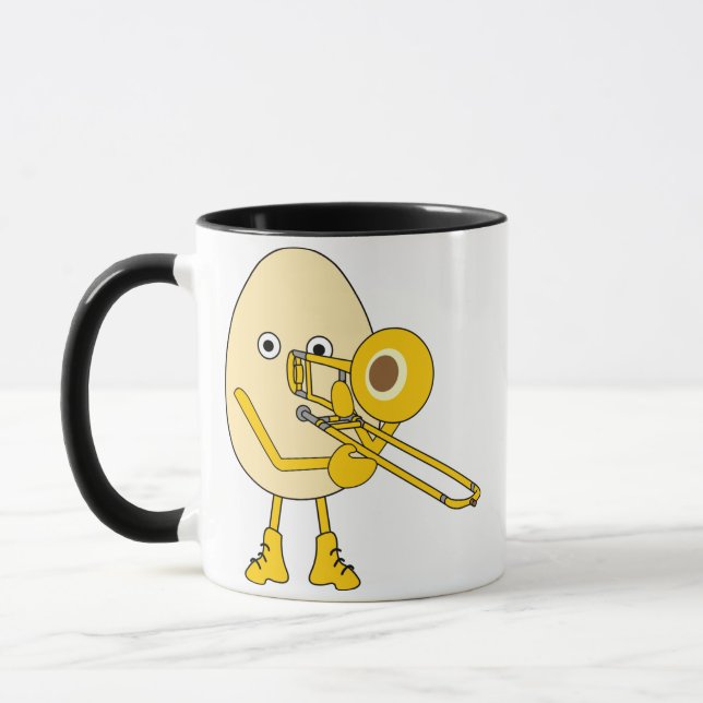 Trombone Egghead Mug (Left)