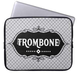 Trombone Emblem Laptop Sleeve