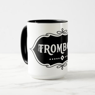Trombone Emblem Mug
