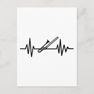 Trombone frequency postcard