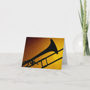 Trombone Greeting Card
