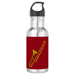 Trombone illustration 532 ml water bottle