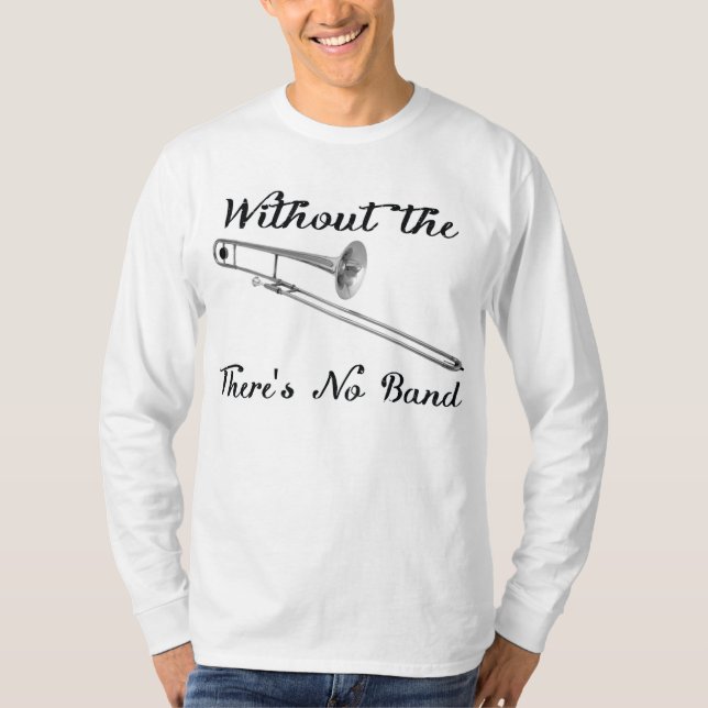 Trombone Mens Basic Long Sleeve Tee (Front)
