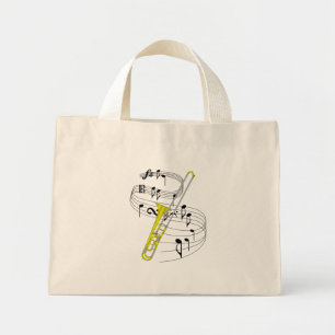 Trombone Mini Tote Bag