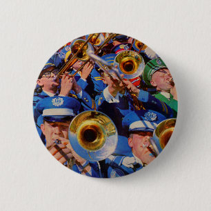 trombone mob AKA band geeks gone wild 6 Cm Round Badge