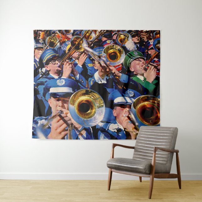 trombone mob AKA band geeks gone wild Tapestry (In Situ (Horizontal))