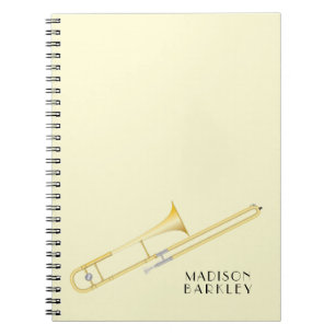 Trombone Musician Band Teacher Notebook