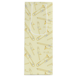 Trombone Musician Band Teacher Wine Gift Bag