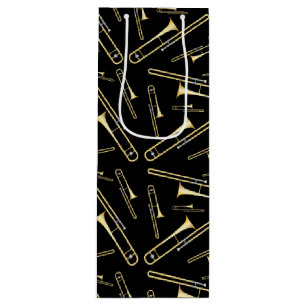 Trombone Musician Band Teacher Wine Gift Bag