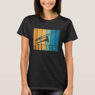 Trombone Musician Vintage Musical Instrument Wind T-Shirt