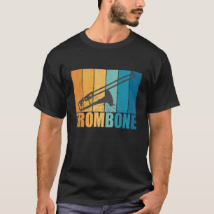 Trombone Musician Vintage Musical Instrument Wind T-Shirt