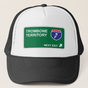 Trombone Next Exit Trucker Hat