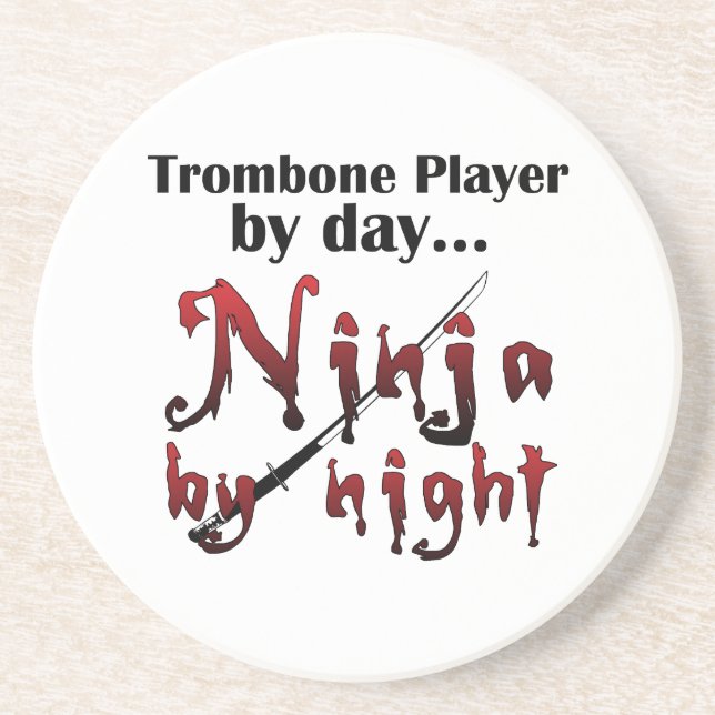 Trombone Ninja Coaster (Front)