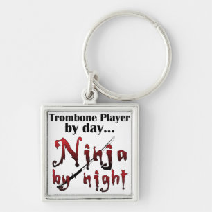 Trombone Ninja Key Ring