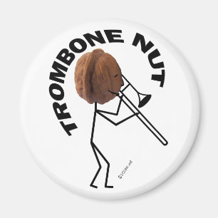 Trombone Nut Magnet