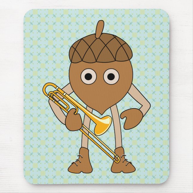 Trombone Nut Mouse Pad (Front)