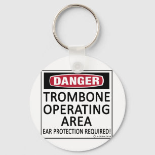 Trombone Operating Area Key Ring