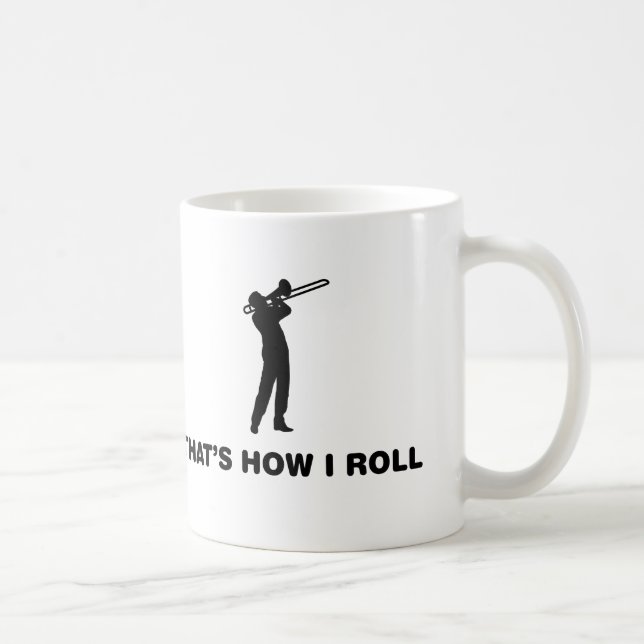 Trombone Player Coffee Mug (Right)