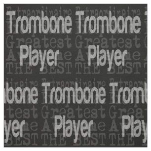 Trombone Player Extraordinaire Fabric
