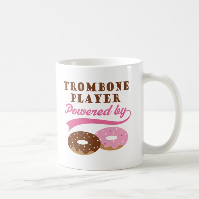 Trombone Player Funny Gift Coffee Mug (Right)