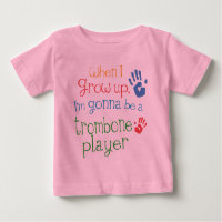 Trombone Player (Future) Infant Baby T-Shirt