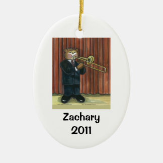 Trombone Player Personalised Ornament