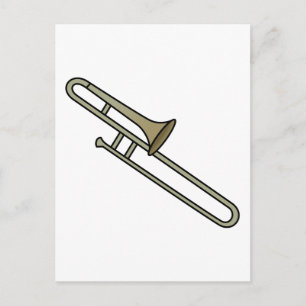 Trombone Postcard