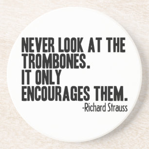 Trombone Quote Coaster