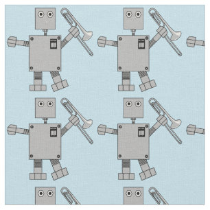 Trombone Robot Fabric