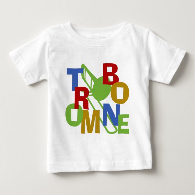 Trombone Scramble Baby T-Shirt (Front)