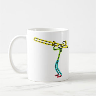 Trombone Stickman Coffee Mug