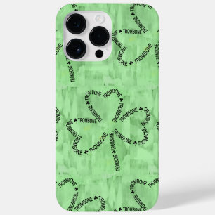 Trombone Text Shamrock Case-Mate iPhone 14 Pro Max Case