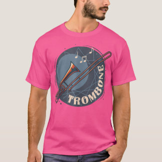 Trombone Trombone Opera Notes Piece Note Flat Trom T-Shirt